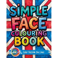 Simple Face: Colouring Book for Teens Featuring Bold Designs, Rock Music Themes, and Fun Graffiti-Style Pages for Relaxation and Stress Relief