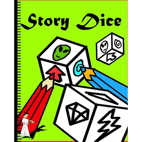 Story Dice: Color Me Fun And Let's Cut Paper or Tear Up This Book to Make Your Own Story Game(Dice Game For Kids), (120 Pictures,20 Dices)