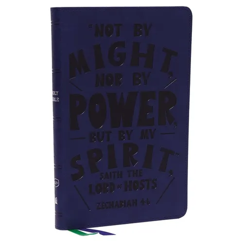 KJV Holy Bible: Thinline Youth Edition, Blue Leathersoft, Red Letter, Comfort Print: King James Version (Verse Art Cover Collection)