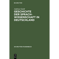 Geschichte Der Sprachwissenschaft in Deutschland