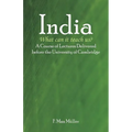 India: What can it teach us?: A Course of Lectures Delivered before the University Of Cambridge