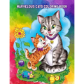 Marvelous Cats Coloring Book: Easy Educational Coloring Pages of Cats for Boys & Girls Ages 4-8
