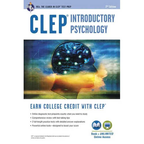 Clep(r) Introductory Psychology Book + Online