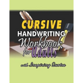 Cursive Handwriting Workbook for Adults: Learning Practice Activity Book for Kids, Teens, Young Adults and Adults
