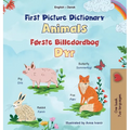 First Picture Dictionary - Animals (English Danish Bilingual Children's Book)
