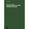 Ehrkonzepte in der Frühen Neuzeit