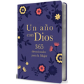 Un Año Con Dios: 365 Devocionales Para La Mujer / A Year with God. Purple Leathersoft: 365 Devotions for Women