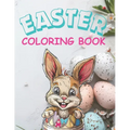 Easter Coloring Book: Baby Animals Emerging From Easter Eggs