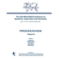 Proceedings of The 23rd World Multi-Conference on Systemics, Cybernetics and Informatics: WMSCI 2019 (Volume III)