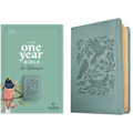 NLT the One Year Bible for Women (Leatherlike, Birdsong Teal)