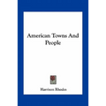 American Towns And People