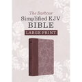 Barbour Simplified Kjv--Large Print [Plum & Paisley]