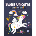 Sweet Unicorns Coloring Book