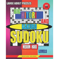 Large adult puzzles. Big Hitori and Kakuro sudoku. Medium - hard levels.: Sudoku for home and tourism.