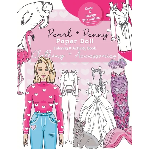 Pearl and Penny Paper Doll Clothing and Accessories: Clothing and Accessories