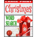 Christmas Word Search: Large Print All Things Christmas Over 1000 Holiday Themed Words Fun and Relaxing Word Hunt Puzzles Makes a Great Gift