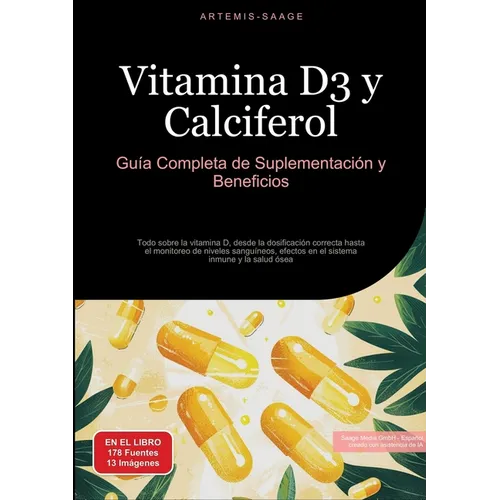 Vitamina D3 y Calciferol: Guía Completa de Suplementación y Beneficios: Todo sobre la vitamina D, desde la dosificación correcta hasta el monitoreo de