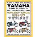 YAMAHA 1962-1976 ROTARY VALVE SINGLES ALL MODELS 50cc - 55cc - 60cc - 80cc - 100cc WORKSHOP MANUAL