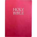 Kjver Holy Bible, Large Print, Berry Ultrasoft: (King James Version Easy Read, Red Letter, Pink)