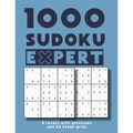 1000 Sudoku Expert 5 levels with solutions and 60 blank grids: Easy Medium Hard Difficult and Extreme / matching kids adults and seniors large print 8