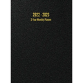 2022 - 2023 2-Year Monthly Planner: 24-Month Calendar (Black) - Large