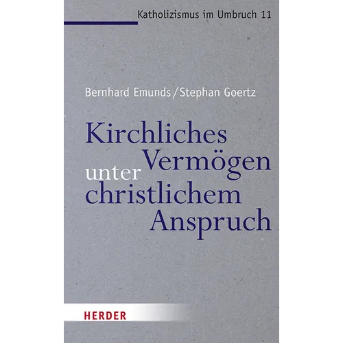 Kirchliches Vermogen Unter Christlichem Anspruch