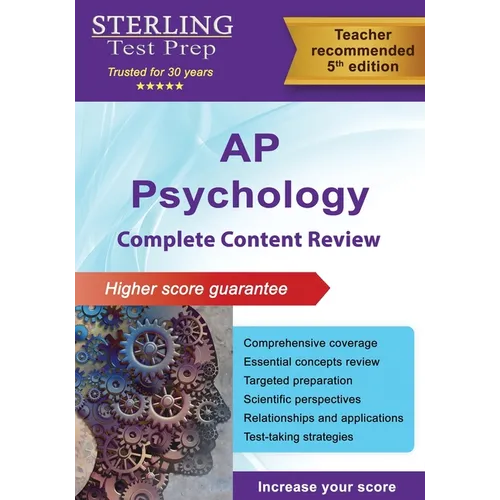 Sterling Test Prep AP Psychology: Complete Content Review for AP Psychology Exam
