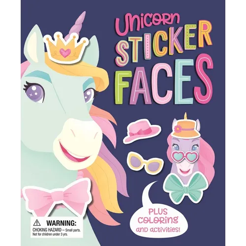 Unicorn Sticker Faces: With Fun Coloring and Activities