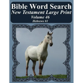 Bible Word Search New Testament Large Print Volume 46: Hebrews #1