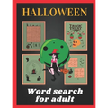 Halloween word search for adult: Halloween puzzle book