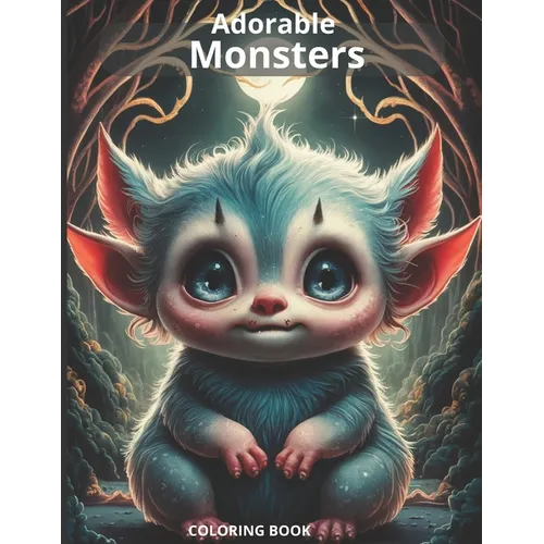 Adorable Monsters Coloring Book: Monsters Coloring Book for Adults and Teens Coloring Pages