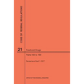 Code of Federal Regulations Title 21, Food and Drugs, Parts 100-169, 2017