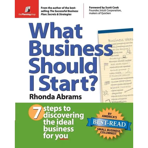 What Business Should I Start?: 7 Steps to Discovering the Ideal Business for You