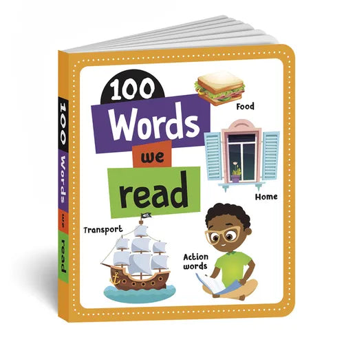 100 Words We Read: Board Book of First 100 Most Important Words for Preschool Kids, Toddlers [Penguin Early Learning Series]