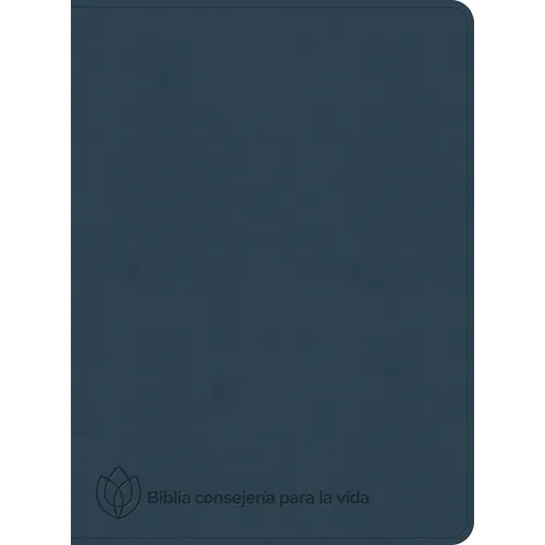 Rvr 1960 Biblia de Estudio Consejería Para La Vida, Azul Pizarra, Símil Piel: Sabiduría Práctica Para Toda La Vida - Imitation Leather