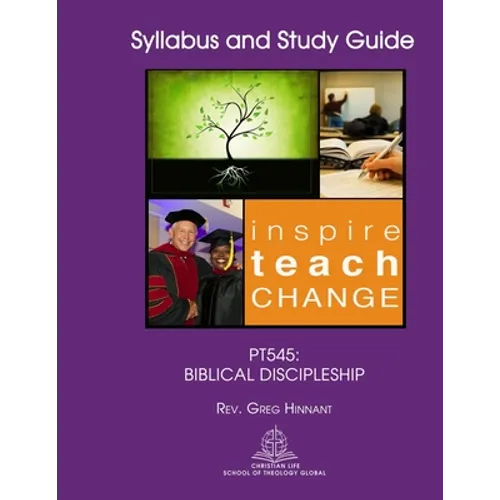 Pt545: Biblical Discipleship