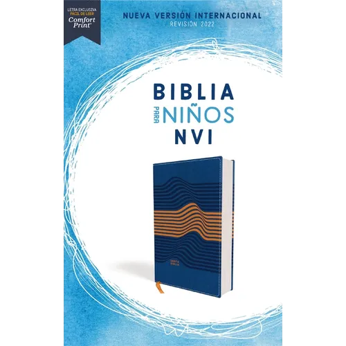 Nvi, Biblia Para Niños, Revisión 2022, Leathersoft, Azul, Comfort Print