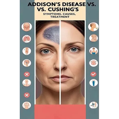 Addison's Disease vs. Cushing's - Symptoms, Causes, Treatment: Addison's disease occurs when your adrenal glands produce too little cortisol. Cushing