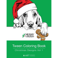 Tween Coloring Book: Christmas Designs Vol 1: Colouring Book for Teenagers, Young Adults, Boys, Girls, Ages 9-12, 13-16, Cute Arts & Craft Gift, Detai