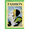 FASHION Sketchbook/Journal: Alternate lined and blank pages - Mannequin templates for designing your own fashions - Cover 1920s vintage fashion vogue