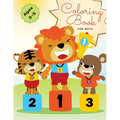 My First Awesome Coloring Book for Boys: A Fun and Easy Activity Book with Cars, Dinosaurs, Animals, and More for Toddlers and Preschoolers Ages 3-5