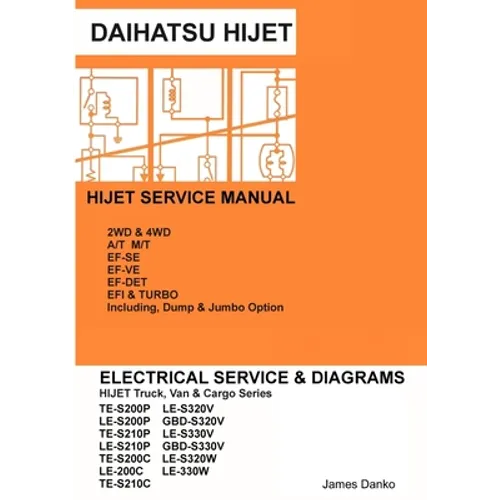 Daihatsu Hijet English Electrical Service Manual S200P S210P S320V S330V