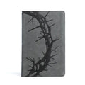 CSB Large Print Personal Size Reference Bible, Charcoal Leathertouch, Indexed