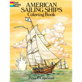 American Sailing Ships Coloring Book