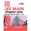 21 Years JEE MAIN Chapter-wise Solved Papers (2002 - 22) 14th Edition