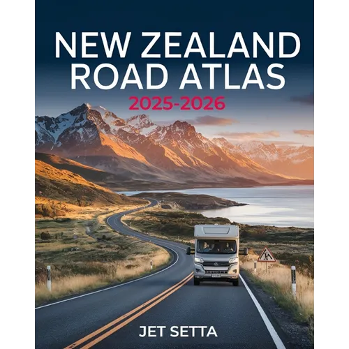 New Zealand Road Atlas 2025-2026: Complete Guide with Detailed Maps to Scenic Routes, Campgrounds, National Parks & Hidden Gems - Perfect for RVers, V