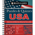 Brain Games - Puzzles and Quizzes - USA: Discover America with Multiple Choice, Matching, Visual Puzzles, and More!