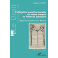 L'obligation constitutionnelle de rendre compte en Finances publiques: Approche comparée France-Mexique