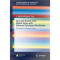 Zero-Sum Discrete-Time Markov Games with Unknown Disturbance Distribution: Discounted and Average Criteria