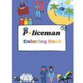 Policeman Coloring Book: Cop Cars, Helicopters and Police Accessories for Kids
